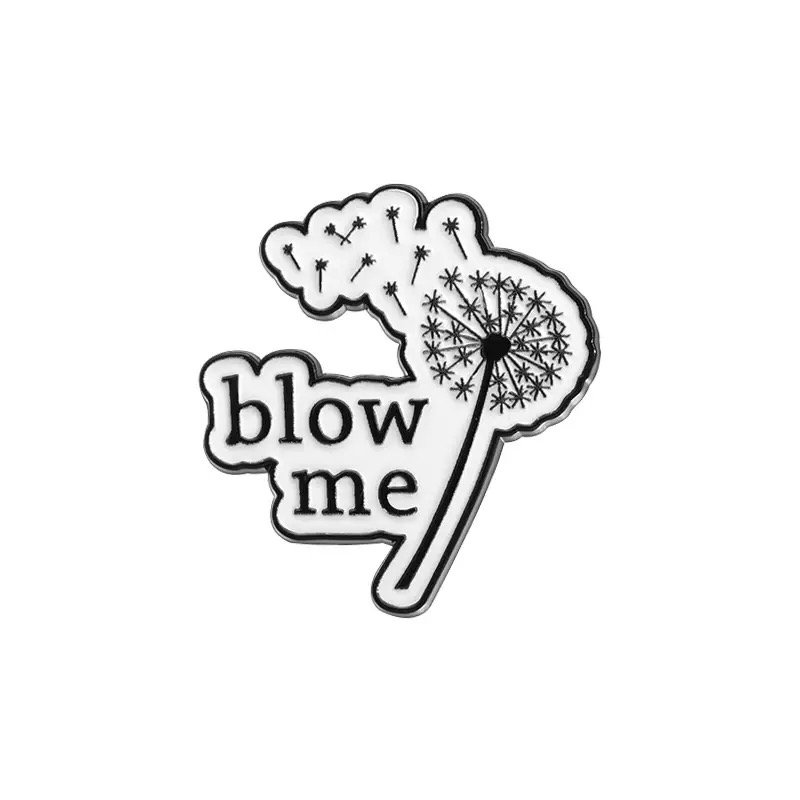 cheeky dandelion enamel pin