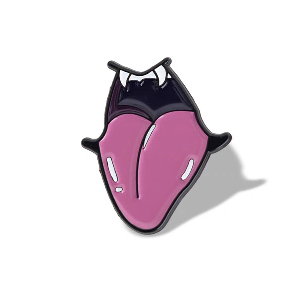 vampire tongue" enamel pin